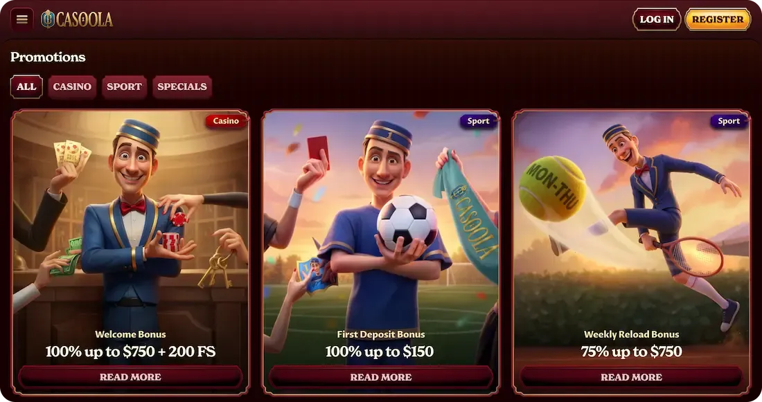 casoola casino bonus all
