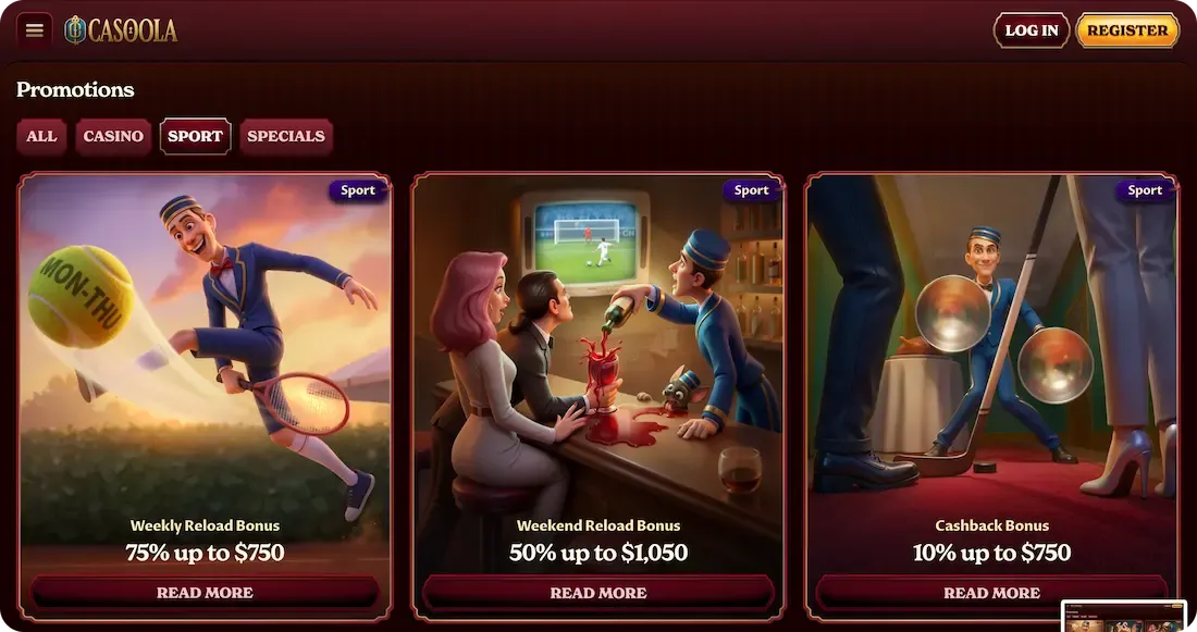 casoola casino bonus sport